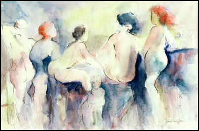 Women in the Garden II, Bathers