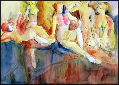 Five Women Posing